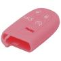 LemSa 2Pcs Keyless Entry Remote Car Smart Key Fob Outer Shell Cover Soft Rubber Protective Case for Jeep Grand Cherokee Dodge Challenger Charger Dart Durango Journey Chrysler 300, Black Pink