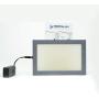 Switchable Smart Glass Sample Electronic PDLC Smart Film Laminated with Low Iron Glass (7 x 4.5 inch)
