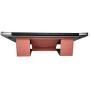 Invisible Laptop Stand, Pronimi Slim Ergonomic Portable Flip Laptop Stand for MacBook Air Mac Book Pro Tablets iPad Rose Gold - Pink, Light Adjustable Laptop Stand up to 15 inch