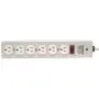 Tripp Lite 6 Outlet Surge Protector Power Strip, Industrial, 6ft. Cord, 2100 Joules, Metal, (DG115-Si) Gray