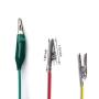 UCTRONICS Breadboard Alligator Clip Jumpers - Gator to Male and Female Jumper Wires Test Lead 2x10pcs 8 inch for Power Supply,LED Strips, Multimeters, Arduino Lilypad and Raspberry Pi