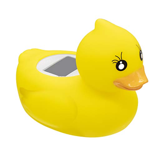 BabyElf Baby Thermometer - (Upgraded Version) Thermometer for Baby in Bath and Swimming Pool, Yellow Duck Shape Infant Thermometer