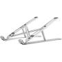 Licheers Portable Laptop Stand, Ultra-Thin Light Weight Desktop Notebook Holder Riser, Aluminum Adjustable Eye-Level Ergonomic Height Compatible with All Laptops