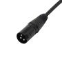 (5m) DMX Stage Light Cable,DJ XLR Cable,SinLoon 3-Pin Male XLR to 5-Pin Female XLR DMX Turnaround Connection for Blue Yeti Pro,Moving Head Light Par Light Spotlight with XLR Input & Output (3Male)