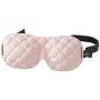 Bucky Ultralight Comfortable Contoured Travel and Sleep Eye Mask, Pink Scallop, One Size