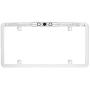BOYO VTL275LTJ - Ultra Slim Full-Frame License Plate Backup Camera with Active Parking Lines and LED Lights (Chrome)