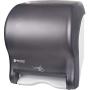 San Jamar T8400TBK Smart Essence Electronic Roll Towel Dispenser, 11.8w x 9.1d x 14.1''h, Black, Plastic