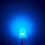 Chanzon 50 pcs 10mm RGB Multicolor Diffused LED Diode Lights Common Cathode(Frosted Round 3 Color) 4 pin Bright Lighting Bulb Lamps Electronics Components Indicator Light Emitting Diodes