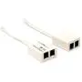2 Wire, 1 Line DSL Filter, with Built in Splitter - for Removing Noise and Other Problems from DSL Related Phone Lines - 2 Pack