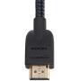 Amazon Basics Nylon-Braided 4K, 18Gbps HDMI to HDMI Cable, 3 Foot