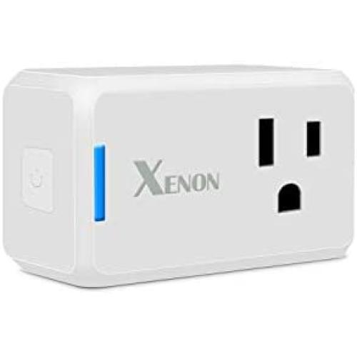 Smart Plug Mini,Xenon Remote Control your Devices from anywhere,Compatible with Alexa , no hub required, Occupies Only One Socket (PW702U)