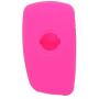 SEGADEN Silicone Cover Protector Case Holder Skin Jacket Compatible with NISSAN 3 Button Flip Remote Key Fob CV4507 Rose