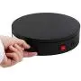 ComXim 360 Degree Black Photography Turntable for Product Shooting, 44LB Capacity, 7.87in Diameter, Knob Control Speed, Jewelry,Watch,Shampoo,Shoes,Bag Shooting and dispaly ComXim 360 Degree Black Photography Turntable for Product Shooting, 44LB Capacity, 7.87in Diameter, Knob Control Speed, Jewelry,Watch,Shampoo,Shoes,Bag Shooting and dispaly