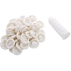 RuoFeng Latex Finger Cots for Electronic Maintenance Medicine Jewelry Cleaning Cosmetology and Other Applications (Pack of 1000)