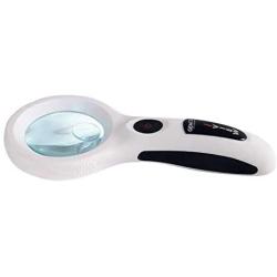 GemOro iView LED Magnifier with Built-In Light, White