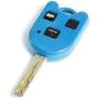 STAUBER Best Key Shell Replacement for Lexus - HYQ1512V, HYQ12BBT - NO Locksmith Required Using Your Old Key and chip! - Blue