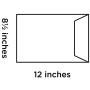 Blake Padded Bubble Mailer, 8 1/2 x 12 Inches, Protective Envelopes, Pumpkin Orange, Peel & Seal (MTPO305-76) - Pack of 100