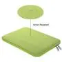 MOSISO Laptop Sleeve Only Compatible with MacBook 12 inch A1534 with Retina Display 2017/2016/2015 Release, Water Repellent Neoprene Bag with Small Case, Greenery