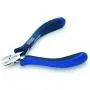 Side Cutting pliers 5 | schmitz 3203HS22 | oval head, without bevel - for full flush cut | ESD - Dissipative | Hightech tool for professionals | Made in Germany - Solingen
