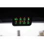 IRONWALLS 8 Gang Switch Panel LED On-Off Car Control Switch Panel with Wiring Harness and Label Stickers for Car Marine Boat Trunk Jeep Caravan Ford
