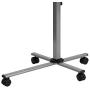 Flash Furniture Angle and Height Adjustable Mobile Laptop Computer Table with Cherry Top