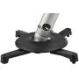 StarTech.com Universal Ceiling Projector Mount - Heavy Duty Height Adjustable/Extendable Pole Mount 5-22.7'' from Ceiling - 33lb (15kg) - Tilt/Rotate - Hanging Projector Mount w/Bracket