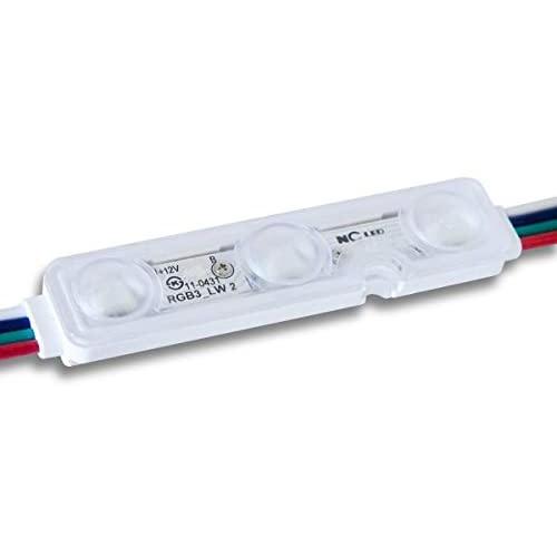 NC LED RGB Wide Angle 3 Lights ECO3 0.72 Watt Product of Korea 3 YRS Warranty (Bags of 100 Modules, 50 Ft)