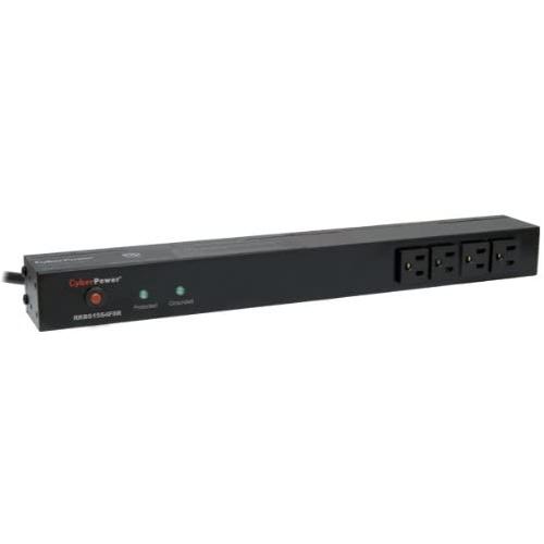 CyberPower RKBS15S4F8R 15A 12-Outlet 1U RM Rackbar Surge Suppressor