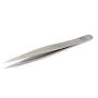 Regine Switzerland Splinter Tweezer - Handmade in Switzerland - Professional Precision Pointed Tweezer for Ingrown Hair, Splinter and Glass Removal - Stainless Steel