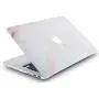 LuvCase 2in1 Laptop Case Compatible with MacBook Pro 13'' (2016-2021) with Touch Bar A2338 M1/A2251/A2289/A2159/A1989/A1706/A1708 Rubberized Plastic Hard Shell Cover with Screen Protector (Pink Marble)