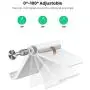 UGREEN Cell Phone Stand Holder Mobile Phone Dock Compatible for iPhone 12 Pro Max 11 SE XS XR 8 Plus 6 7 Samsung Galaxy Note20 S20 S10 S9 S8 Android Smartphone Holder Desk Adjustable Foldable White