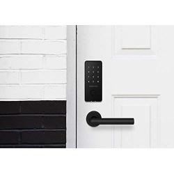 Igloohome Smart Electronic Deadbolt 2S, Grant & Control Remote Access with Pin Code - Touch Screen Keypad with Built-in Alarm - Bluetooth Enabled Works Offline (Metal Grey)