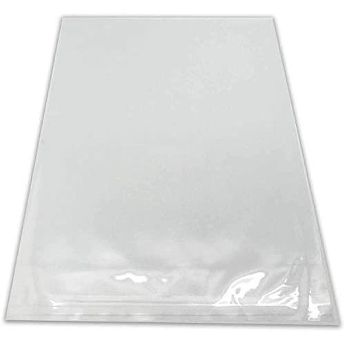The Display Guys, 100 Pcs 8 7/16'' x 12 1/4'' Clear Self Adhesive Plastic Bags for 8x12 inches Picture Photo Framing Mats