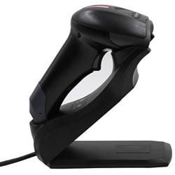 TEEMI TMSL-57CR 1D 2D Bluetooth Barcode Scanner with Intelligent USB Cradle Charge Station Wall Mounted, Omni-Directional Hands-Free Screen Scanning QR PDF 417 Decode