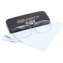 JENRICH Clip On Reading Glasses , Flip Up Clip HD Lenes Prevent Eye Strain , High Magnification Power Readers Reading Glasses for Men and Women Includes Glasses Case