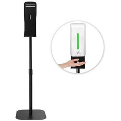 Universal Hand Sanitizer Dispenser Stand, Portable Soap Dispenser Floor Stand with Adjustble Height for School Office Hospital Lobby