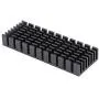 Awxlumv 2Pcs Small Heatsink 2.8 x 1 x 0.4 Inch / 70 x 25 x 10 mm with Pre Thermal Conductive Tape Aluminum Cooler for PCB Device LM2596 2577 2587 and Cooling LED IC Chips CPU GPU VGA