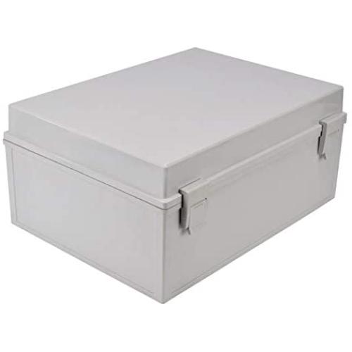 Ogrmar ABS Plastic Dustproof Waterproof IP65 Junction Box Universal Durable Electrical Project Enclosure With Lock (11.8''x7.8''x6.3'')
