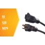 Woods 982452 50-Foot SJTOW Agricultural Outdoor Heavy Duty All- Weather Extension Cord, Oil Resistant Vinyl Jacket, Versatile Use, Powerful 15 Amps, 125 Volts, 1,875 Watt Extension Cord, Black Woods 982452 50-Foot SJTOW Agricultural Outdoor Heavy Duty All- Weather Extension Cord, Oil Resistant Vinyl Jacket, Versatile Use, Powerful 15 Amps, 125 Volts, 1,875 Watt Extension Cord, Black