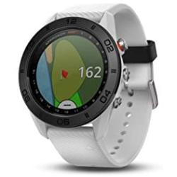 Garmin Approach S60, Premium GPS Golf Watch with Touchscreen Display and Full Color CourseView Mapping, White w/ Silicone Band