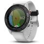 Garmin Approach S60, Premium GPS Golf Watch with Touchscreen Display and Full Color CourseView Mapping, White w/ Silicone Band