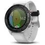 Garmin Approach S60, Premium GPS Golf Watch with Touchscreen Display and Full Color CourseView Mapping, White w/ Silicone Band