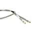 TRI-TRONICS BF-A-36T 0.125 INCH, 3 FEET, Glass, Fiber Optic Cable, Stainless Steel Jacket, Diffuse Mode, BIFURCATED