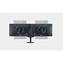 Dual LCD Monitor Desk Mount Stand Fully Adjustable Computer Screen Mounting Arm, Aluminum Stand Fits 2 Screens up 17'' to 32'', Weight Capacity up to 17.6lbs per Arm