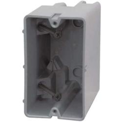 Madison Electric Products MSB22+ 1 Gang Device Box (22.5/Cu) with Depth Adjustable, Heavy Duty 42lb (Two Pack)