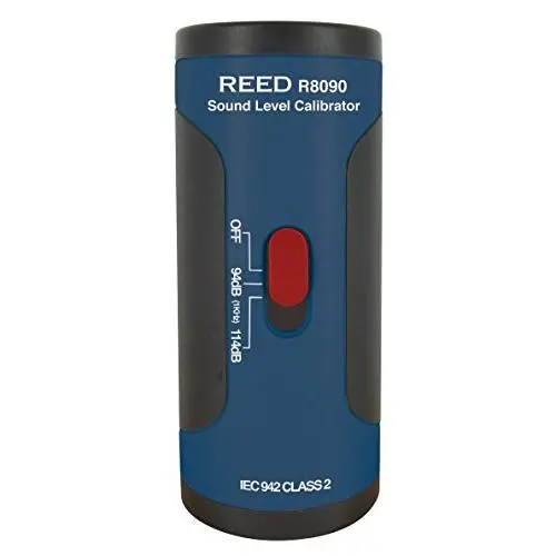 Reed Instruments R8090 (SC-05) Sound Level Calibrator for 1/2'' Diameter Microphones, +/-0.5dB Accuracy