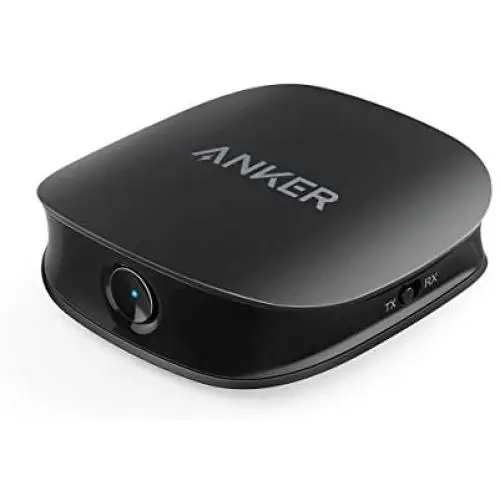 Anker Soundsync A3341 Bluetooth 2-in-1 Transmitter and Receiver, with Bluetooth 5, HD Audio with Lag-Free Synchronization, and AUX/RCA/Optical Connection for TV and Home Stereo System