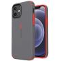 Speck Products CandyShell Pro iPhone 12, iPhone 12 Pro Case, Moody Grey/Turbo Red (137600-9228)