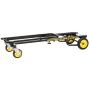 Rock-N-Roller R2RT (Micro) 8-in-1 Folding Multi-Cart/Hand Truck/Dolly/Platform Cart/26'' to 39'' Telescoping Frame/350 lbs. Load Capacity, Black