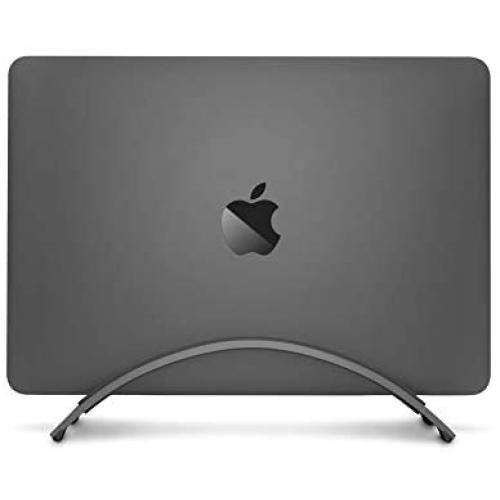 Twelve South BookArc for MacBook | Space-Saving Vertical Desktop Stand for Apple notebooks (Space Grey) Newest Version